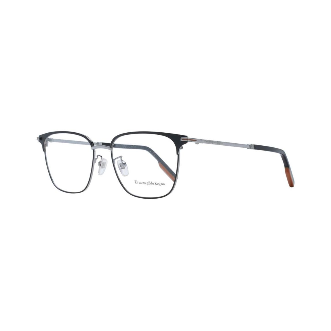 EZ5037 Gunmetal Metal Eyeglasses - Black Frames For main product photo