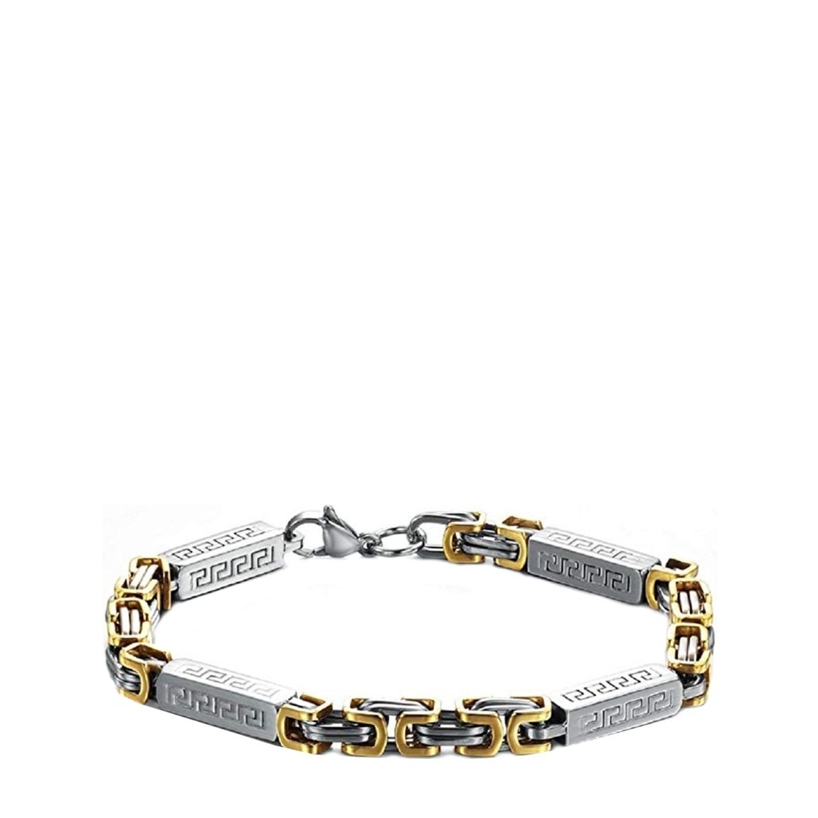 18K Gold Plated & Silver Plated Two Tone Bracelet main product photo