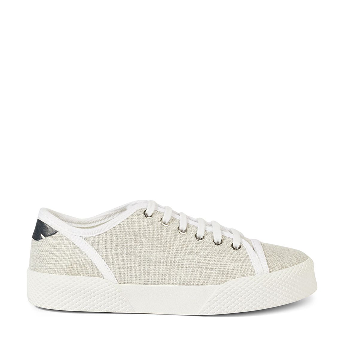 Silver Estelle Canvas Plimsolls main product photo