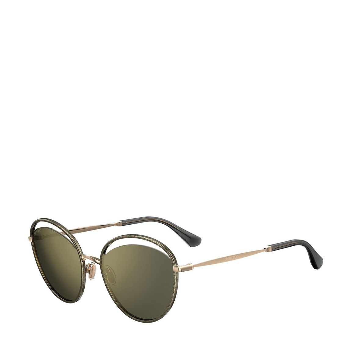 Women's Gold Jimmy Choo Sunglasses 59mm main product photo
