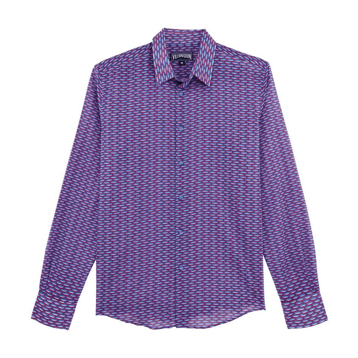 Purple Marbella Cotton Shirt main product photo