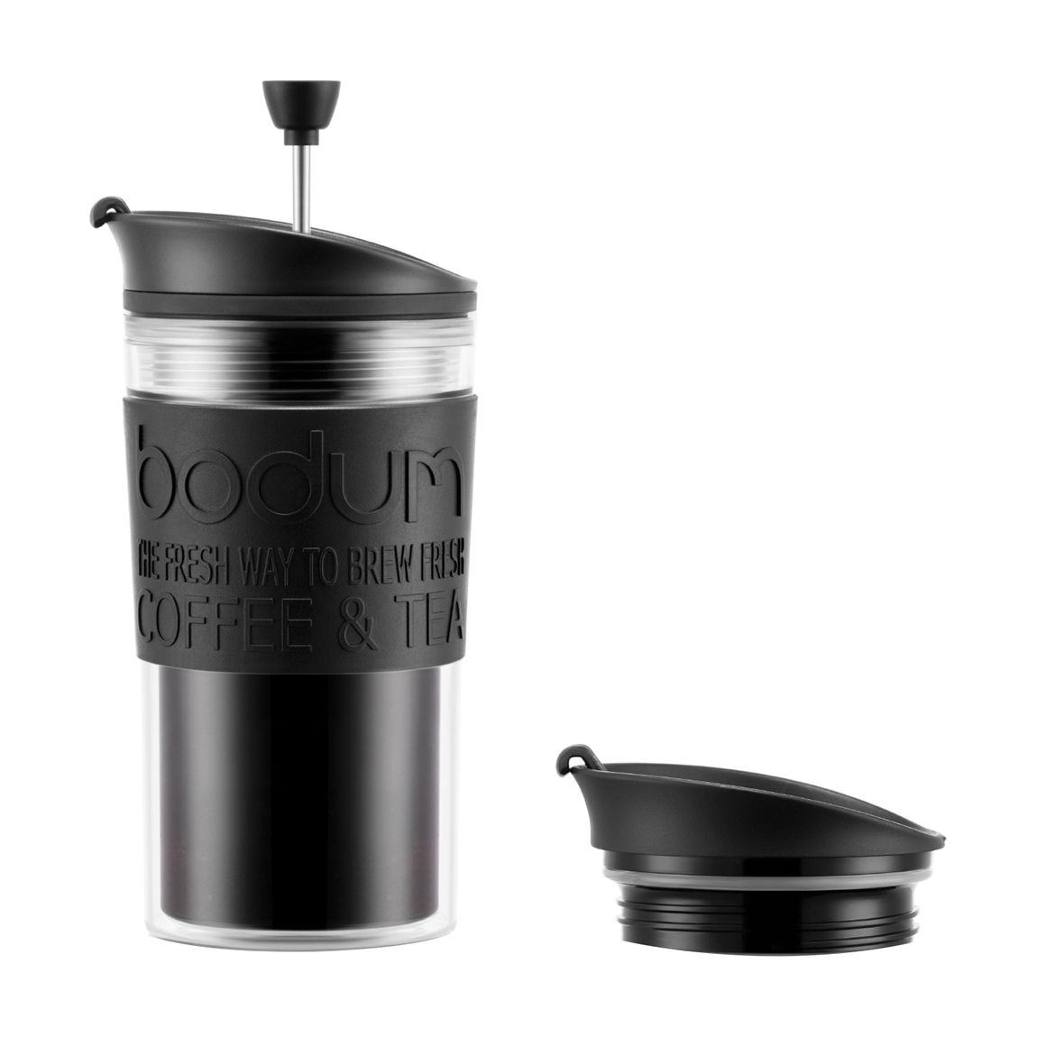 Black Coffee maker with Extra Lid, 0.35 l, 12 oz main product photo