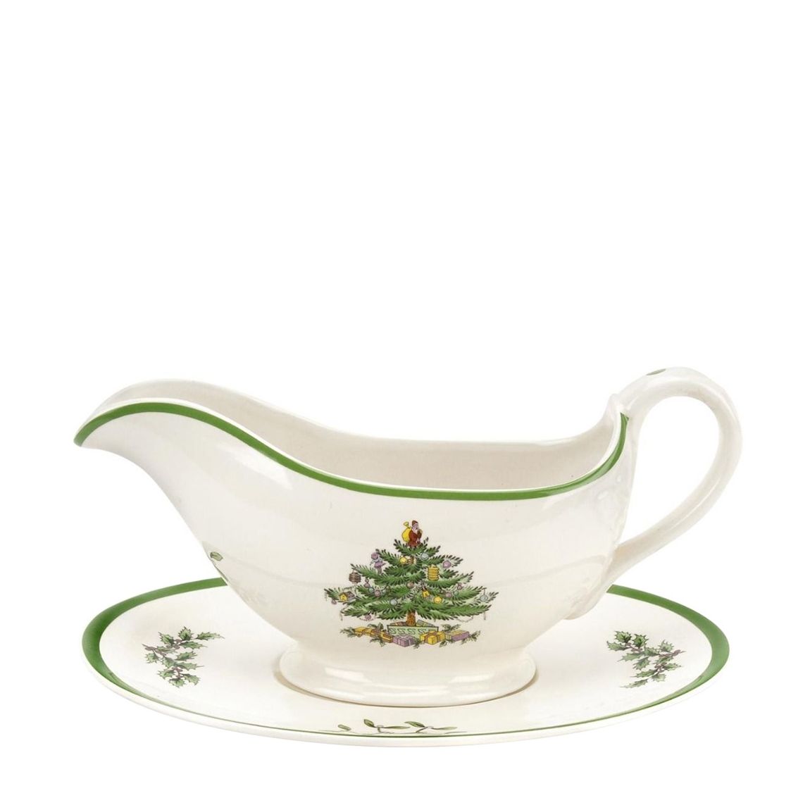 Christmas Tree Sauce/Grave Boat and Stand main product photo