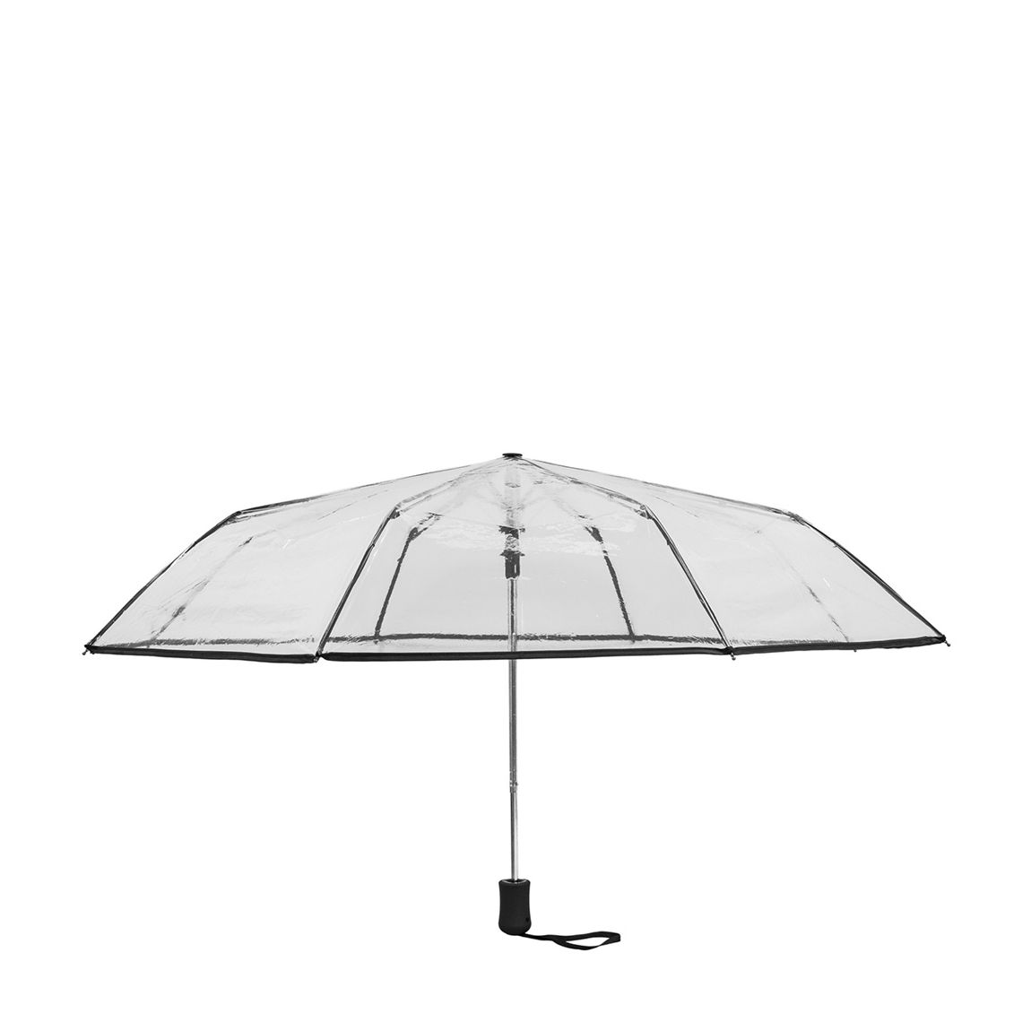 Transparent / Black Border Folding Umbrella main product photo