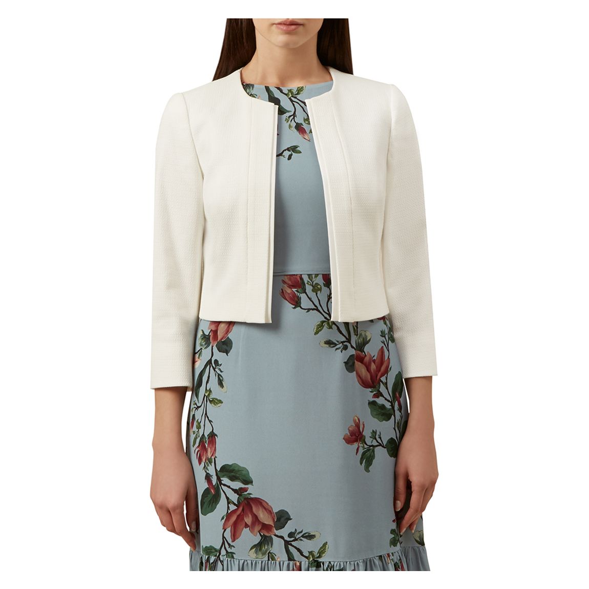 Ivory Meghan Textured Jacket main product photo