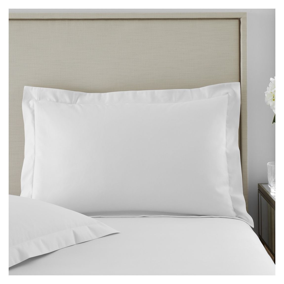 1000TC Pair of Oxford Pillowcases, White main product photo