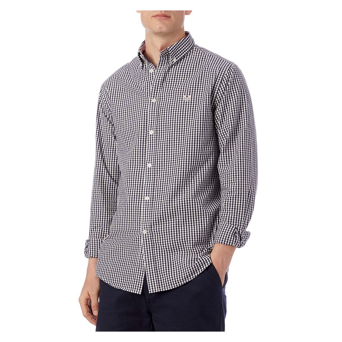 Navy Classic Gingham Shirt main product photo