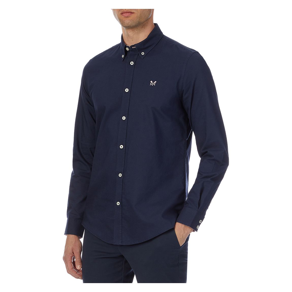 Navy Oxford Cotton Shirt main product photo