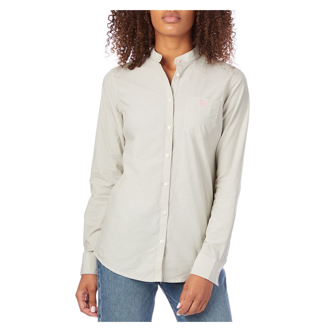 Khaki Chambray A Line Shirt main product photo