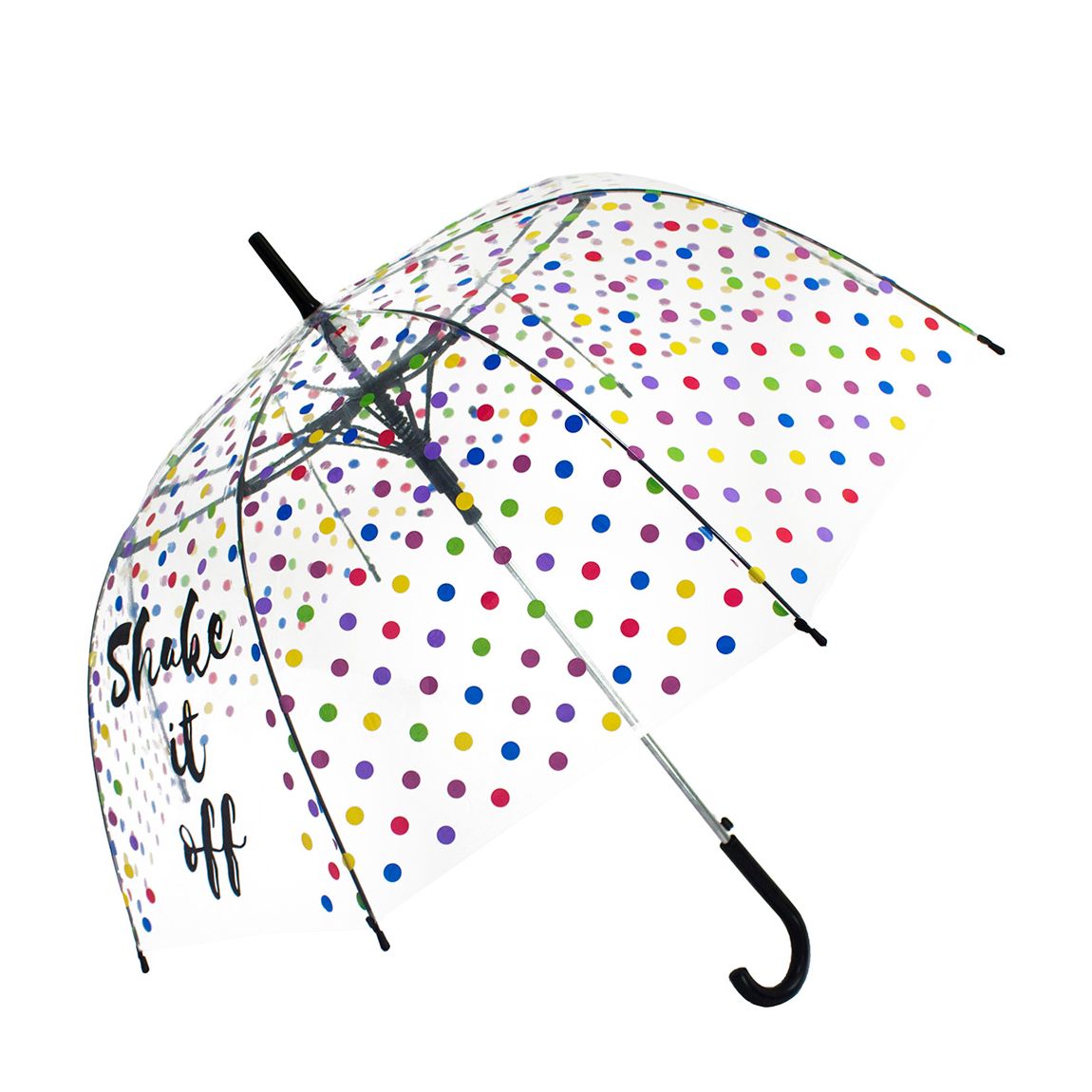 Multi Shake it off Transparent Umbrella main product photo