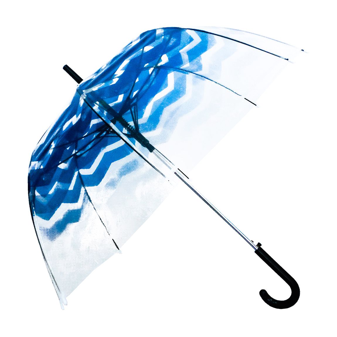 Dark Blue Chevron Umbrella main product photo