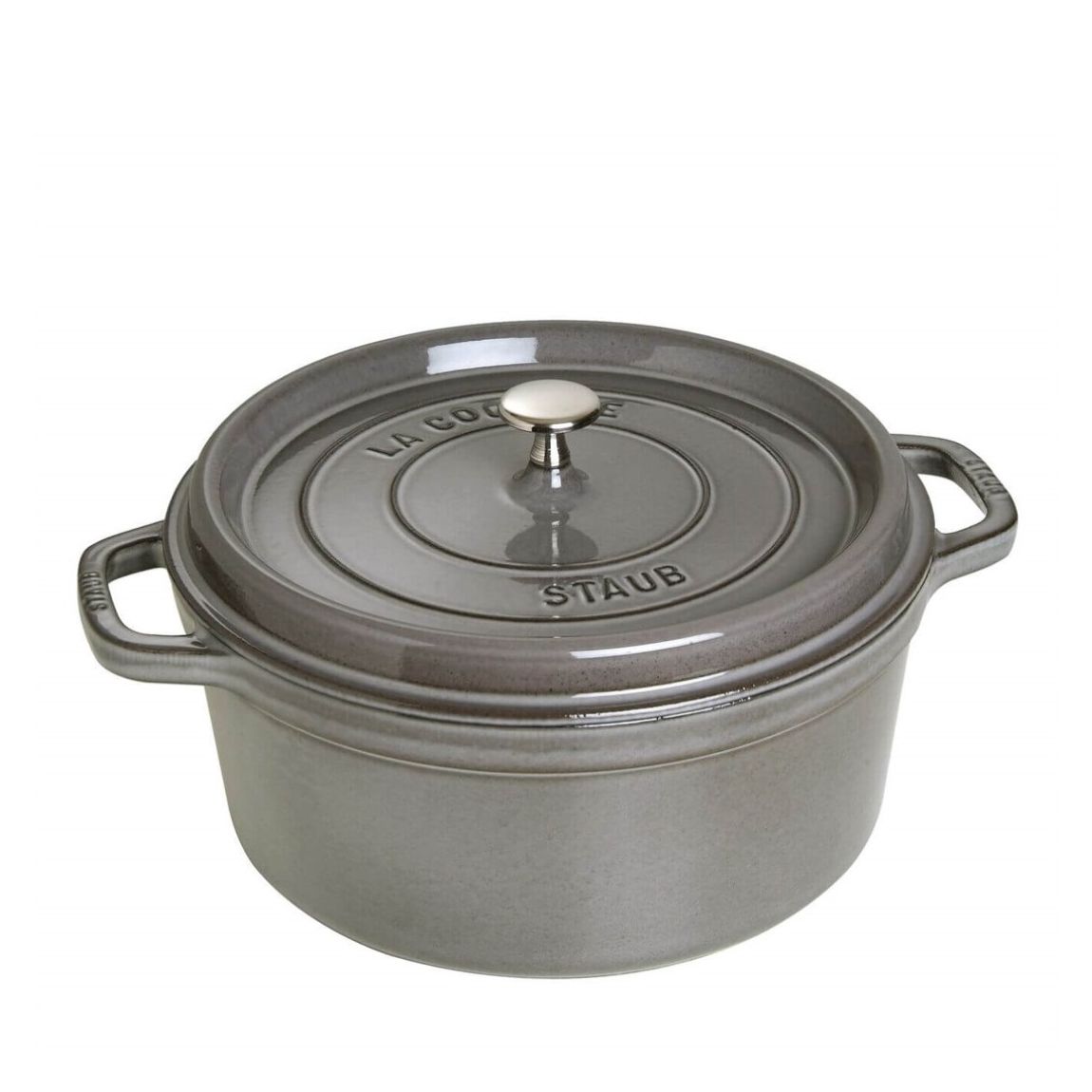 Graphite Grey Round Cast Cocotte, 28cm main product photo
