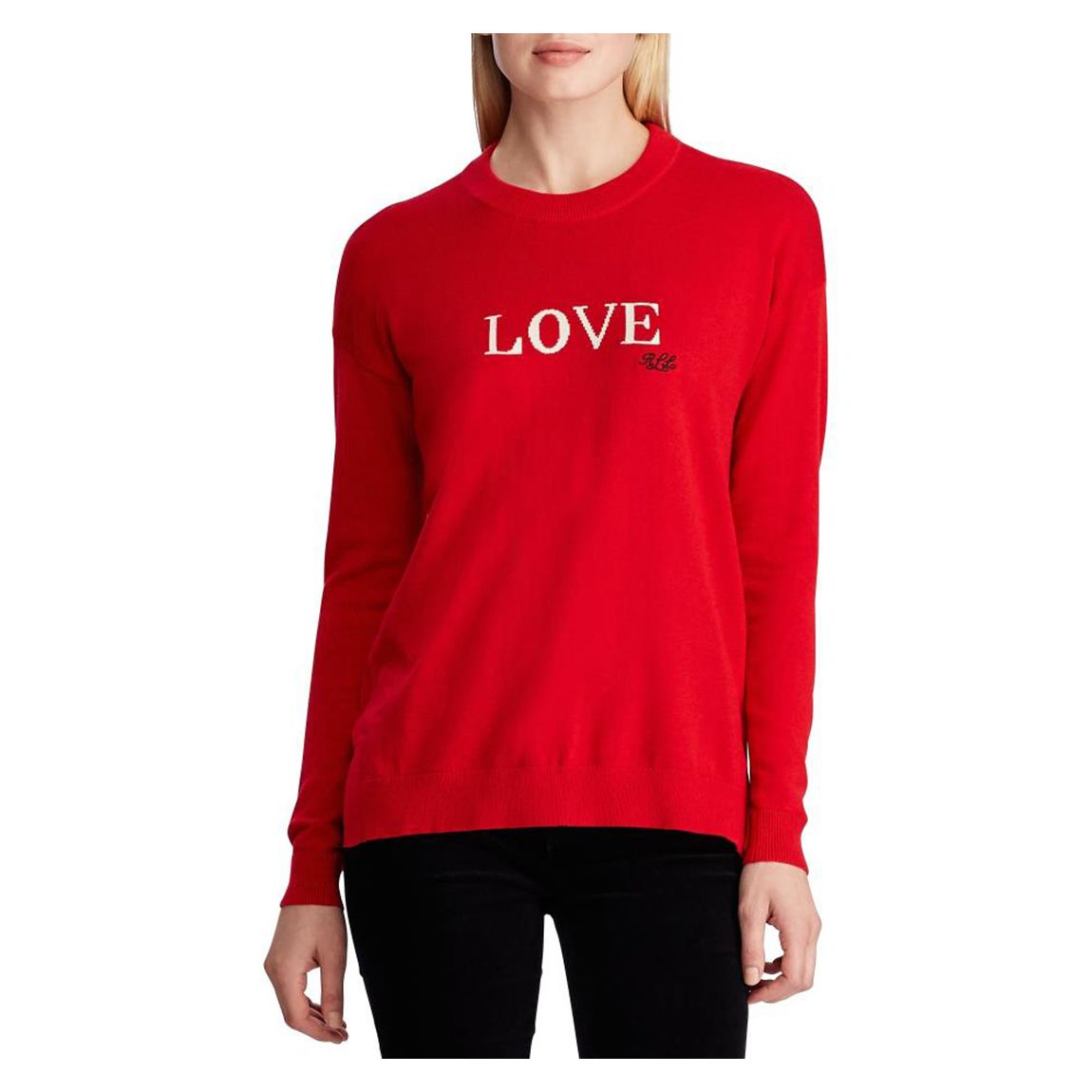 Red Jardot Cotton Blend Jumper main product photo