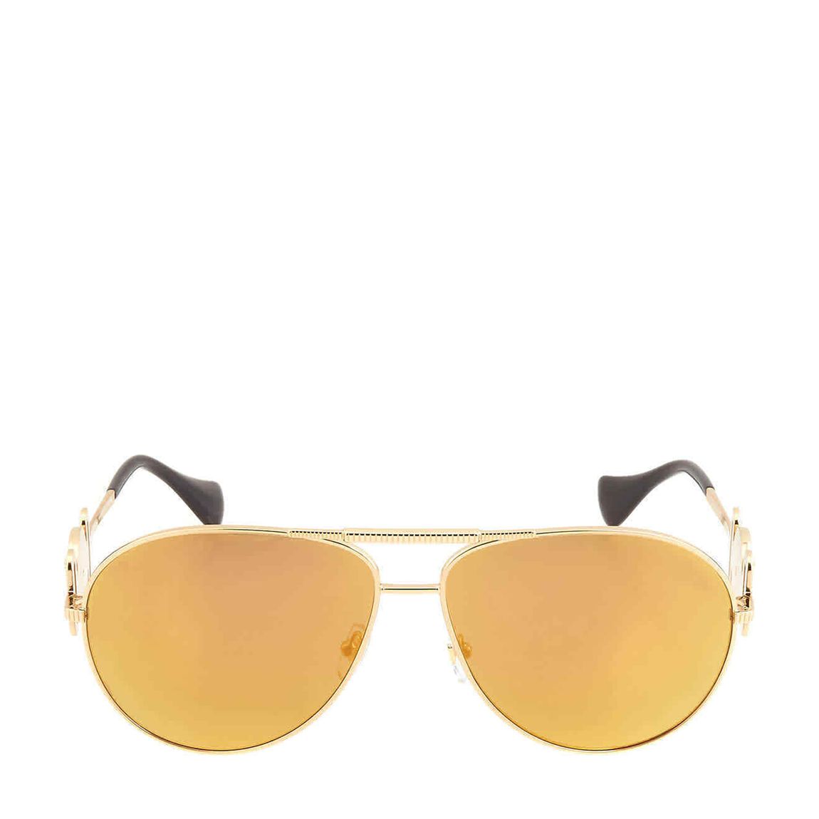Men's Gold Versace Sunglasses 65mm main product photo
