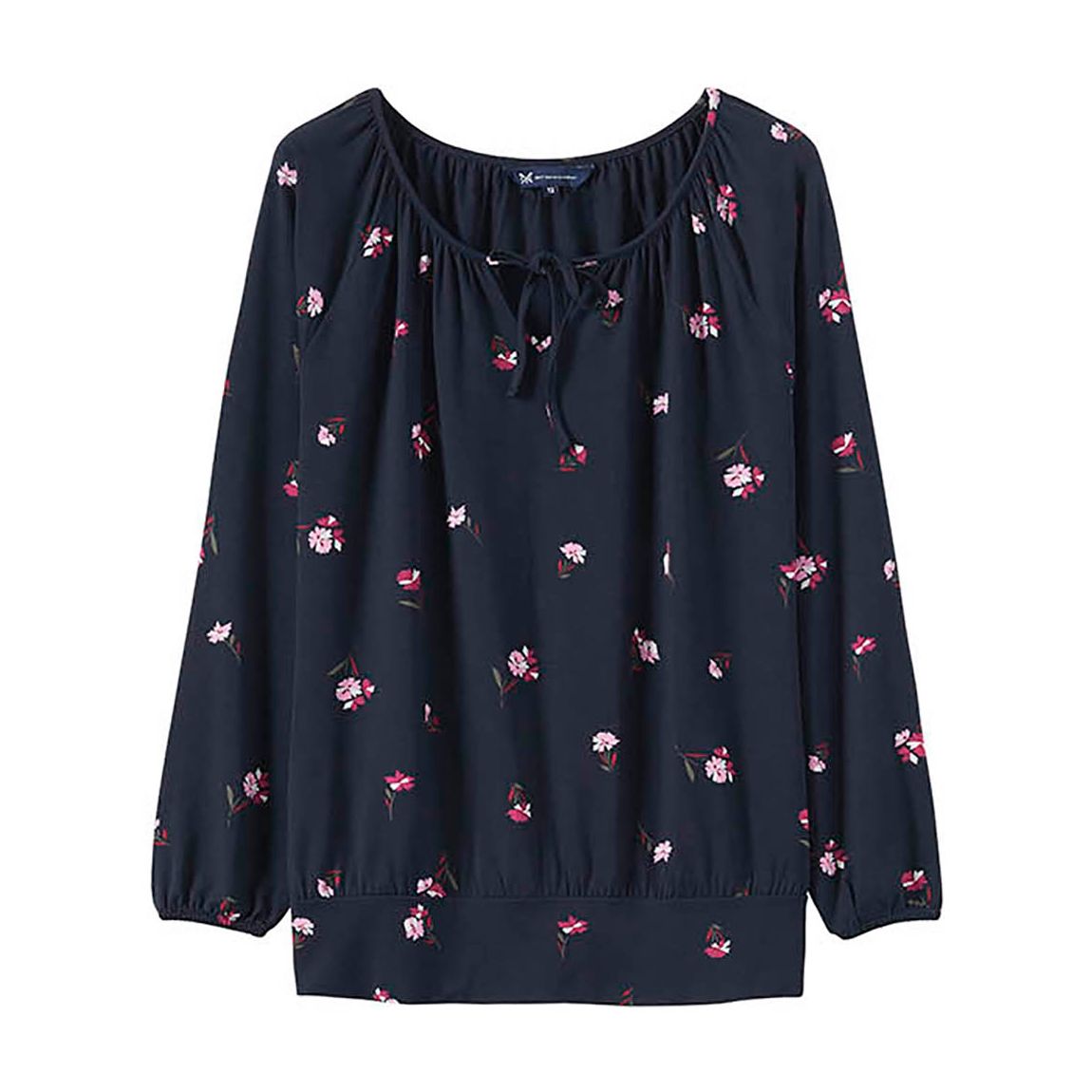 Navy Posy Jersey Top main product photo