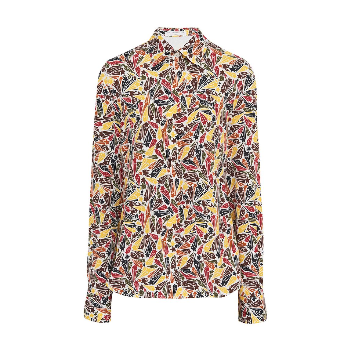 Cream-Multi Star Print Shirt main product photo