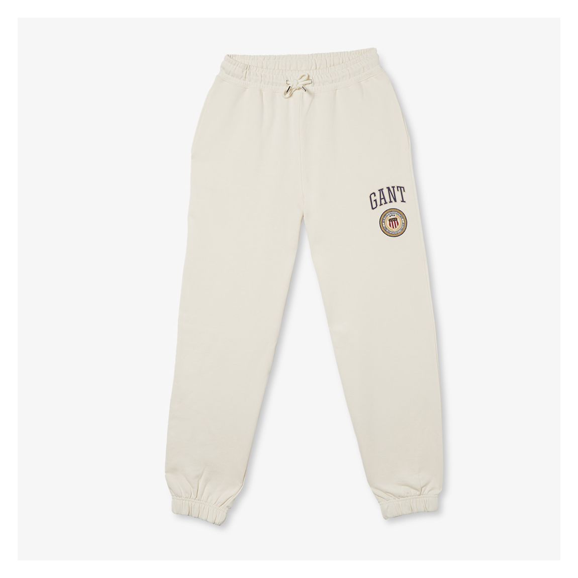 White Crest Shield Joggers main product photo