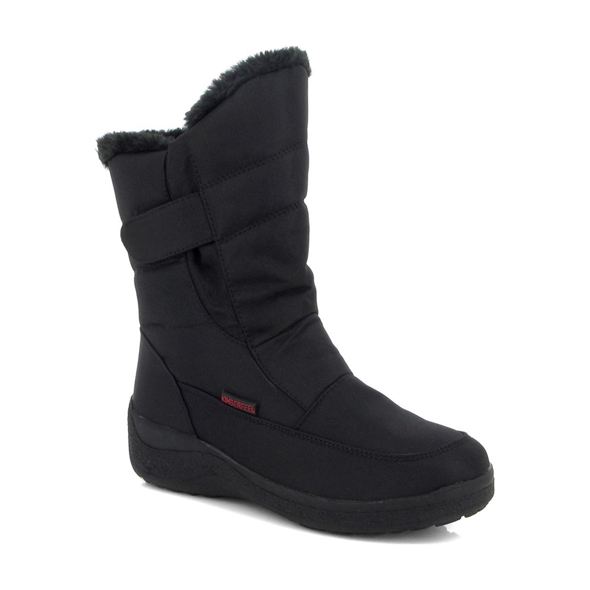 Black Leaya Tall Snow Boots main product photo