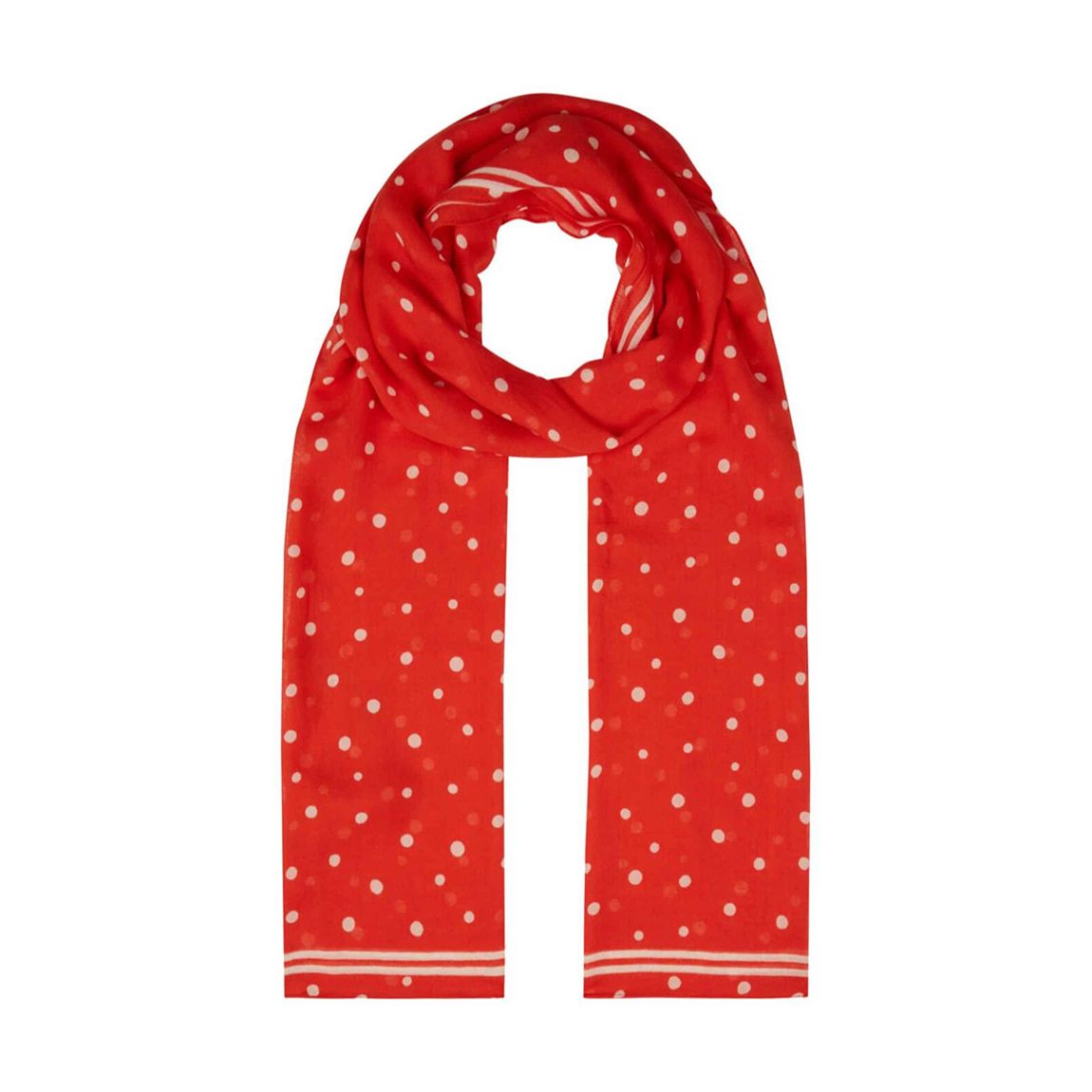 Red Amy Wool Blend Scarf main product photo