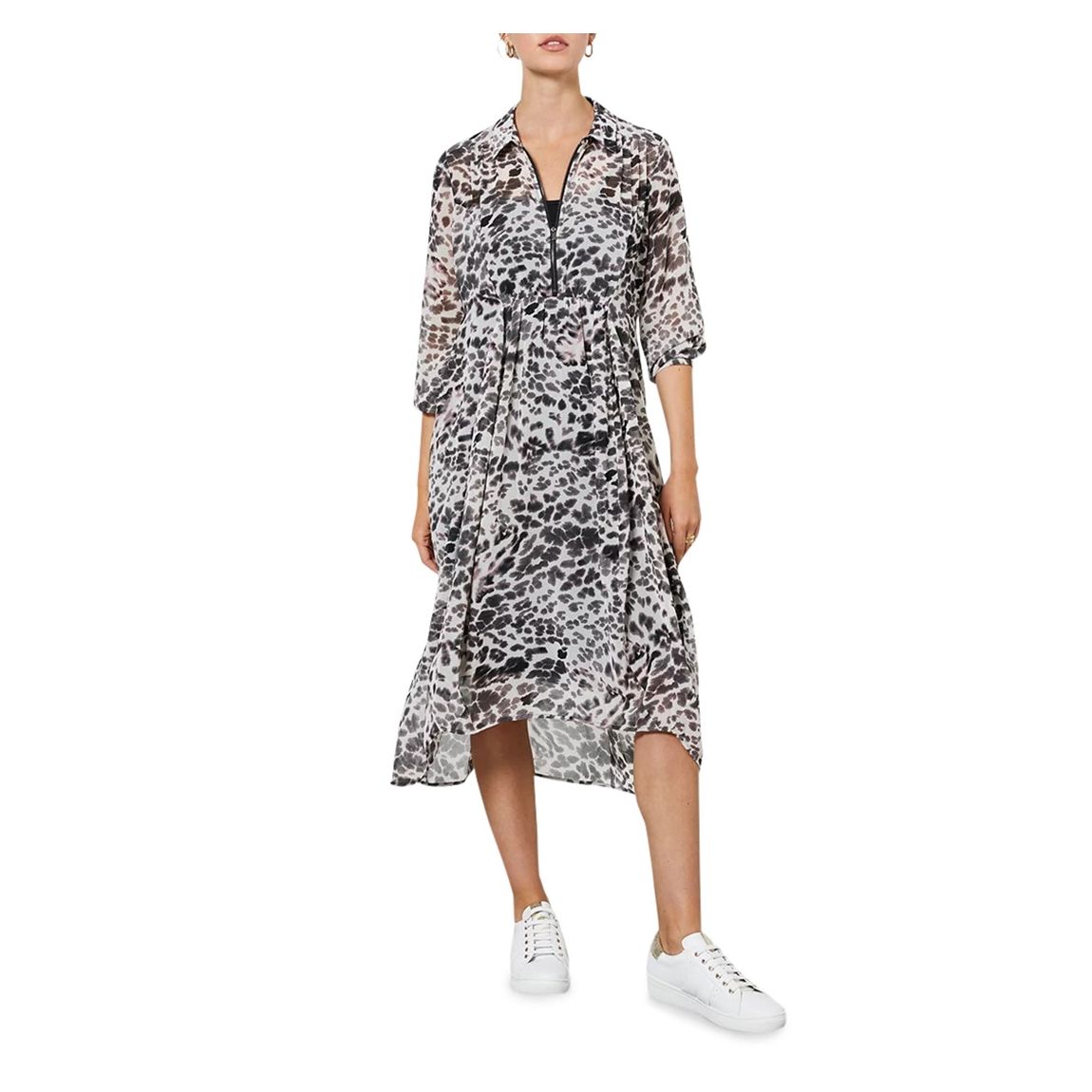 Amber Animal Cocoon Midi Dress main product photo