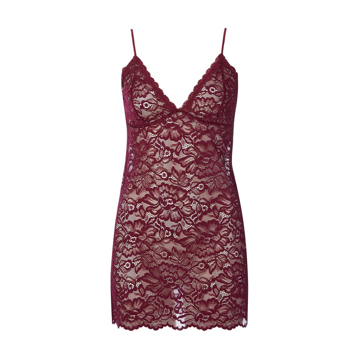 Cottonreal/Hays SuperFine Lace Jaquard Flora Chemise main product photo