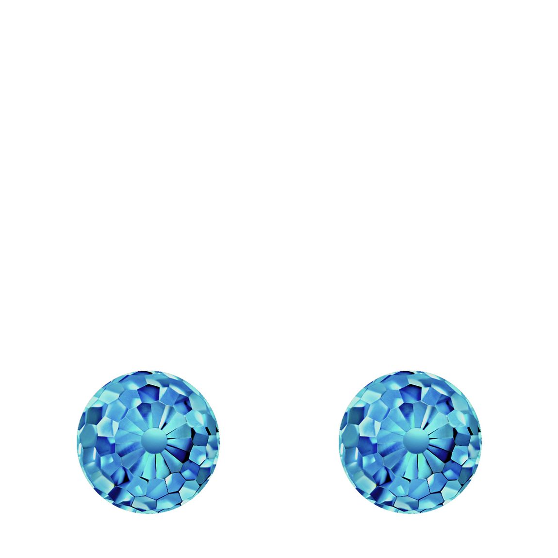 Blue/Silver Earrings With Swarovski Crystals main product photo