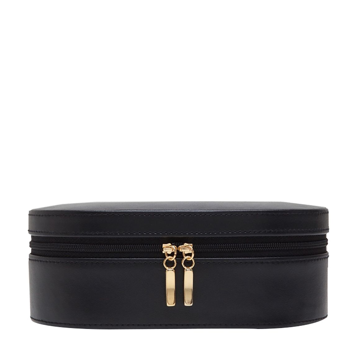 Black Heritage Vegan Leather Zip Case main product photo
