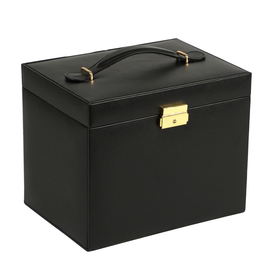 Black Heritage Vegan Leather Jewellery Storage Box main product photo
