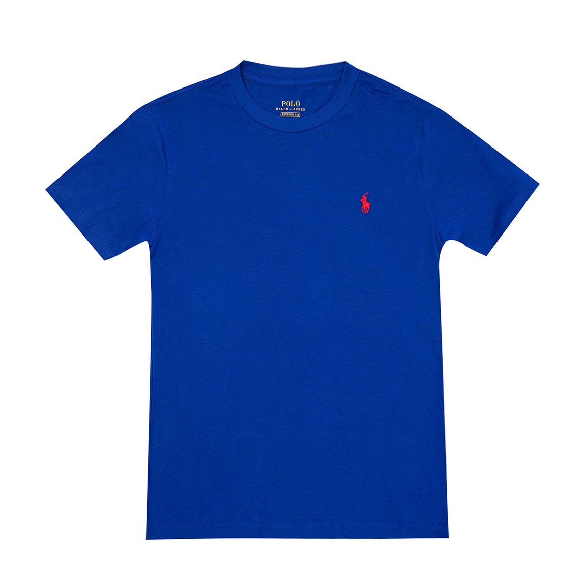 Older Boy's Blue Classic Crew Neck T-Shirt main product photo