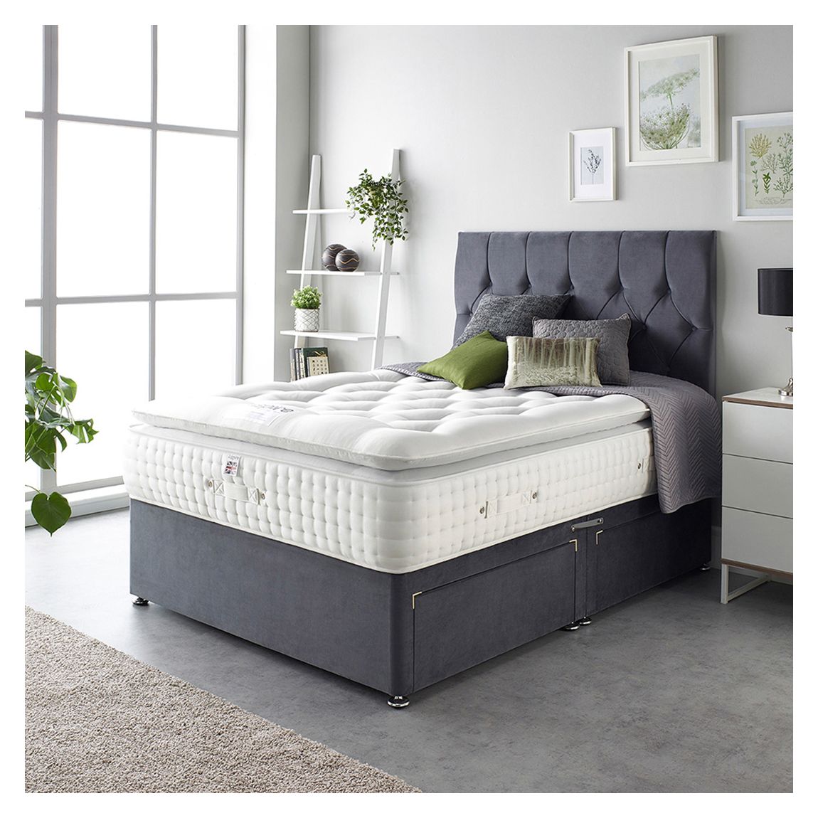 Alpaca Silk 5000 Pocket Pillowtop Mattress, Single main product photo