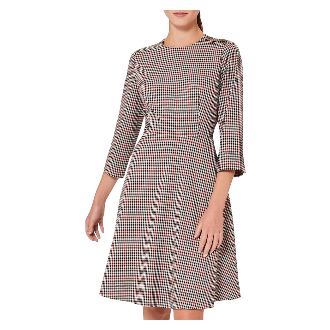 Red Check Francine Dress main product photo