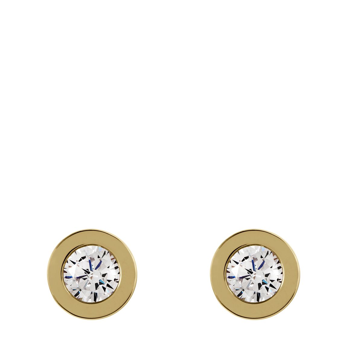 Gold Stone Earrings main product photo