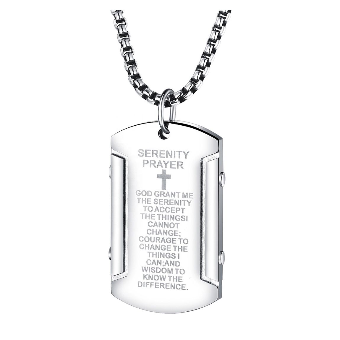 Silver Plated Prayer Necklace main product photo