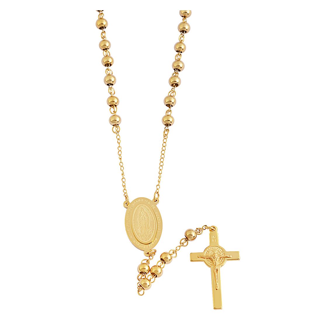 18K Multi Color Rosary Necklace main product photo