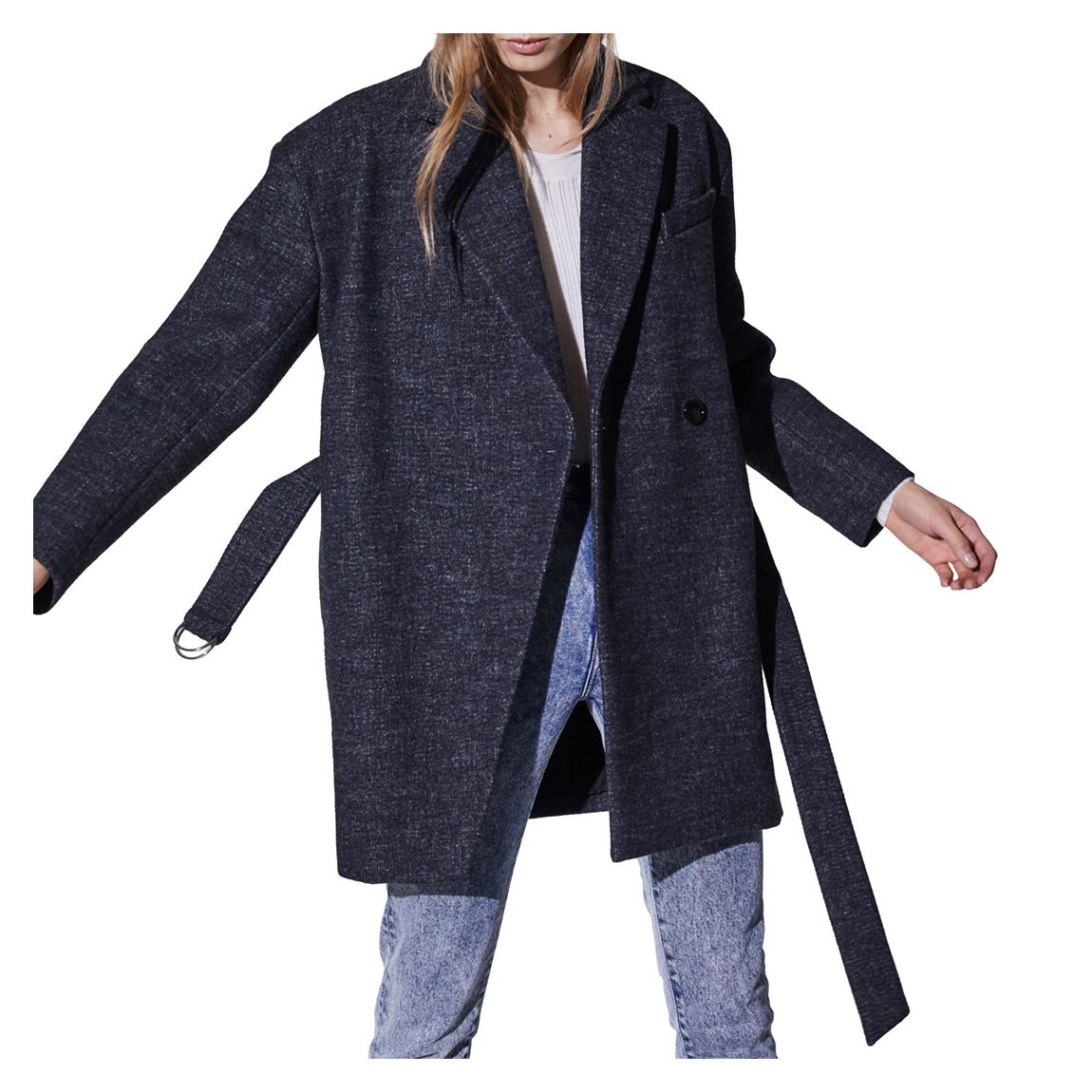 Deep Blue Fernand Wool Blend Jacket main product photo