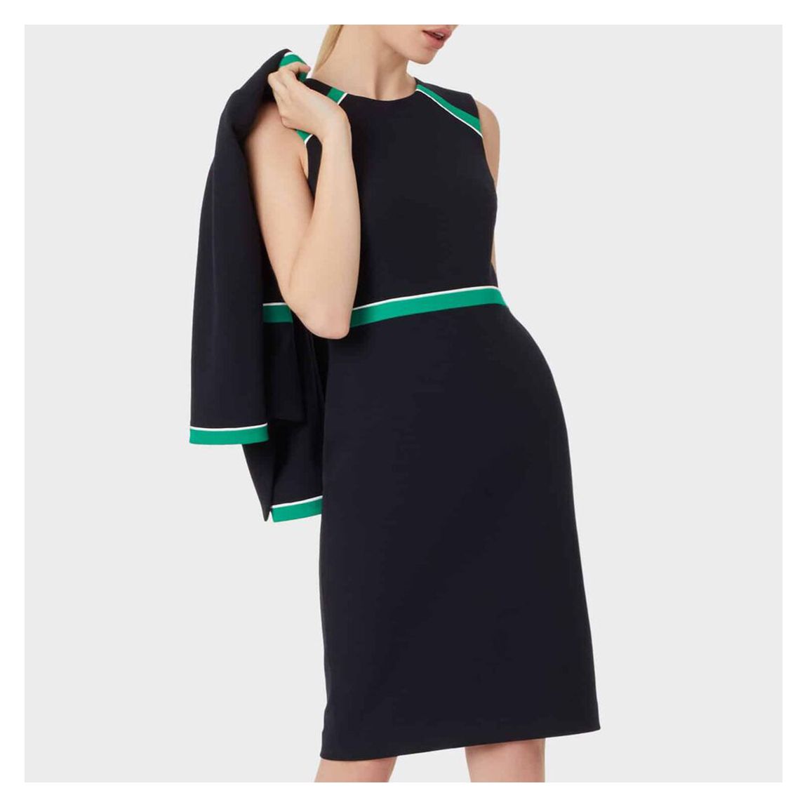 Navy Nala Fitted Dress main product photo