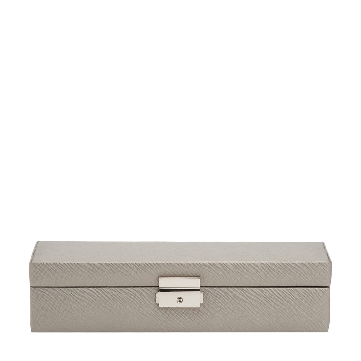 Women's Pewter Saffiano Wolf Heritage Safe Deposit Box main product photo