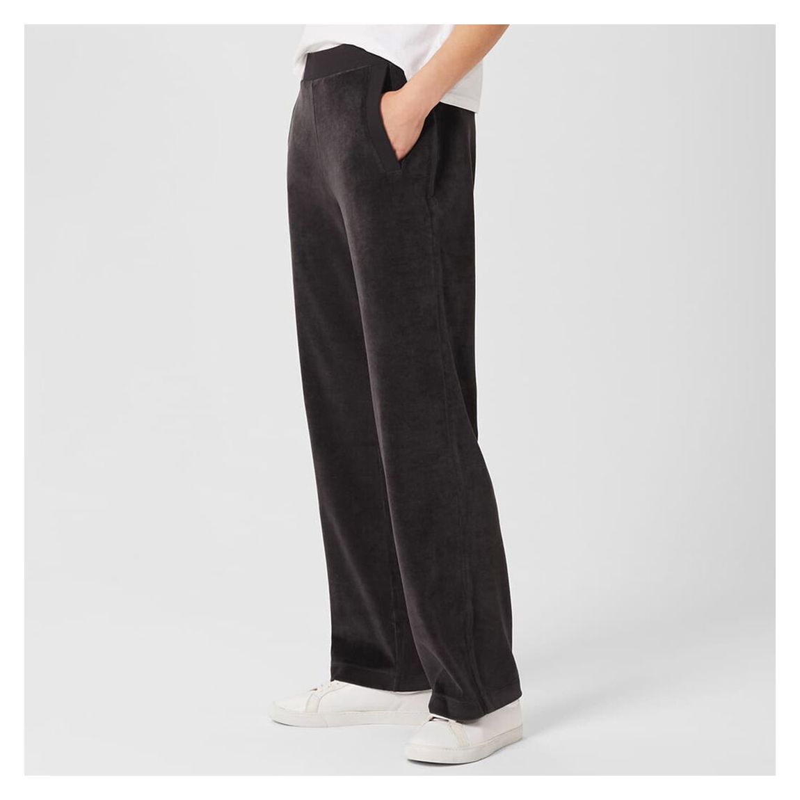 Charcoal Harlow Wide Leg Trousers main product photo