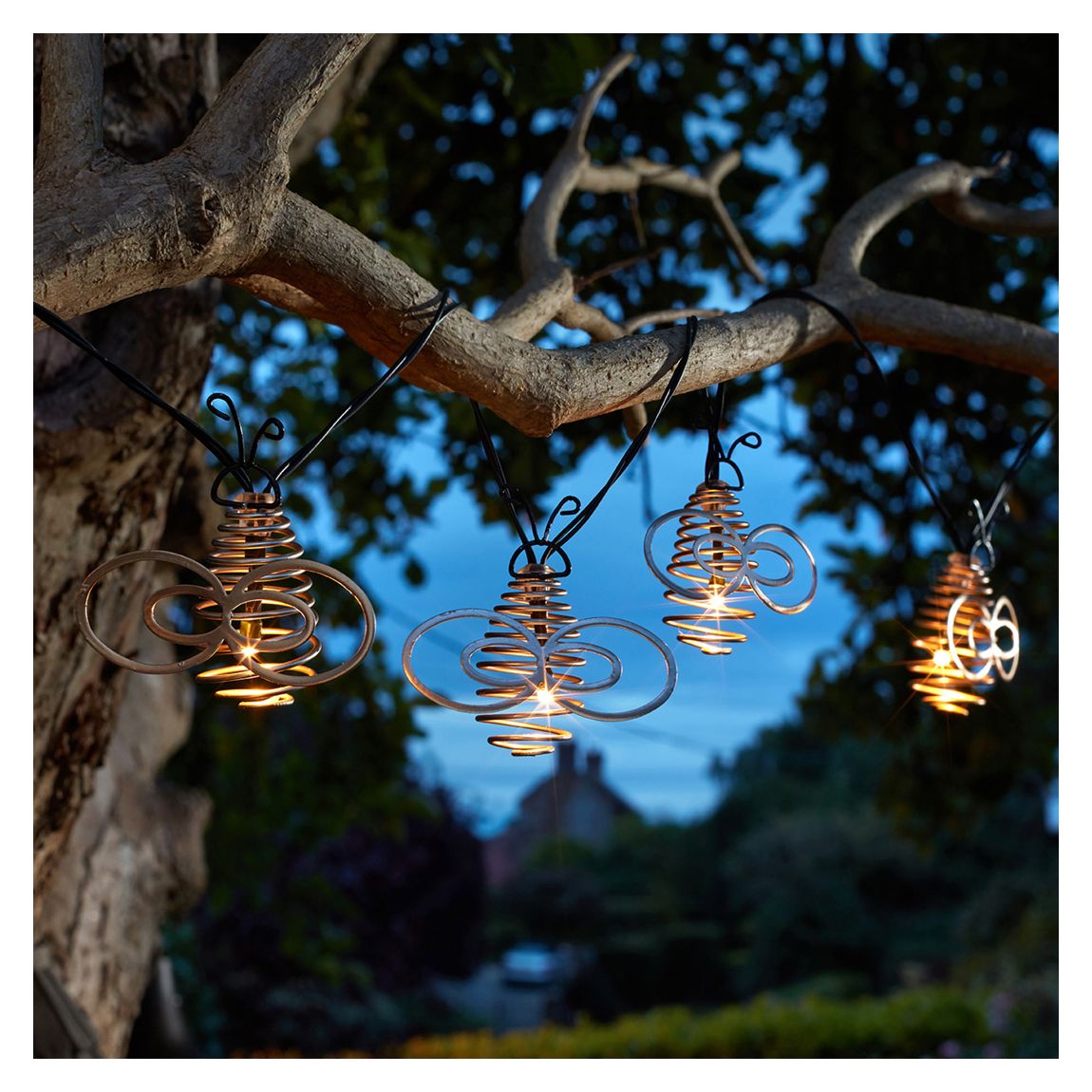 Set of 10 Solar Bee Lights main product photo
