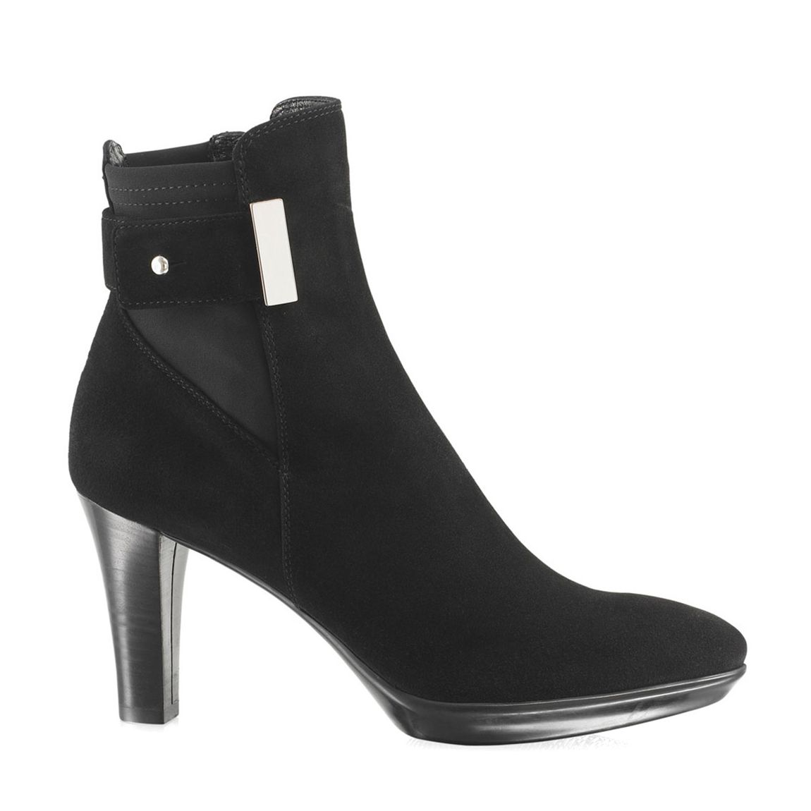 Black Suede Ruby Dry Platform Ankle Boot main product photo