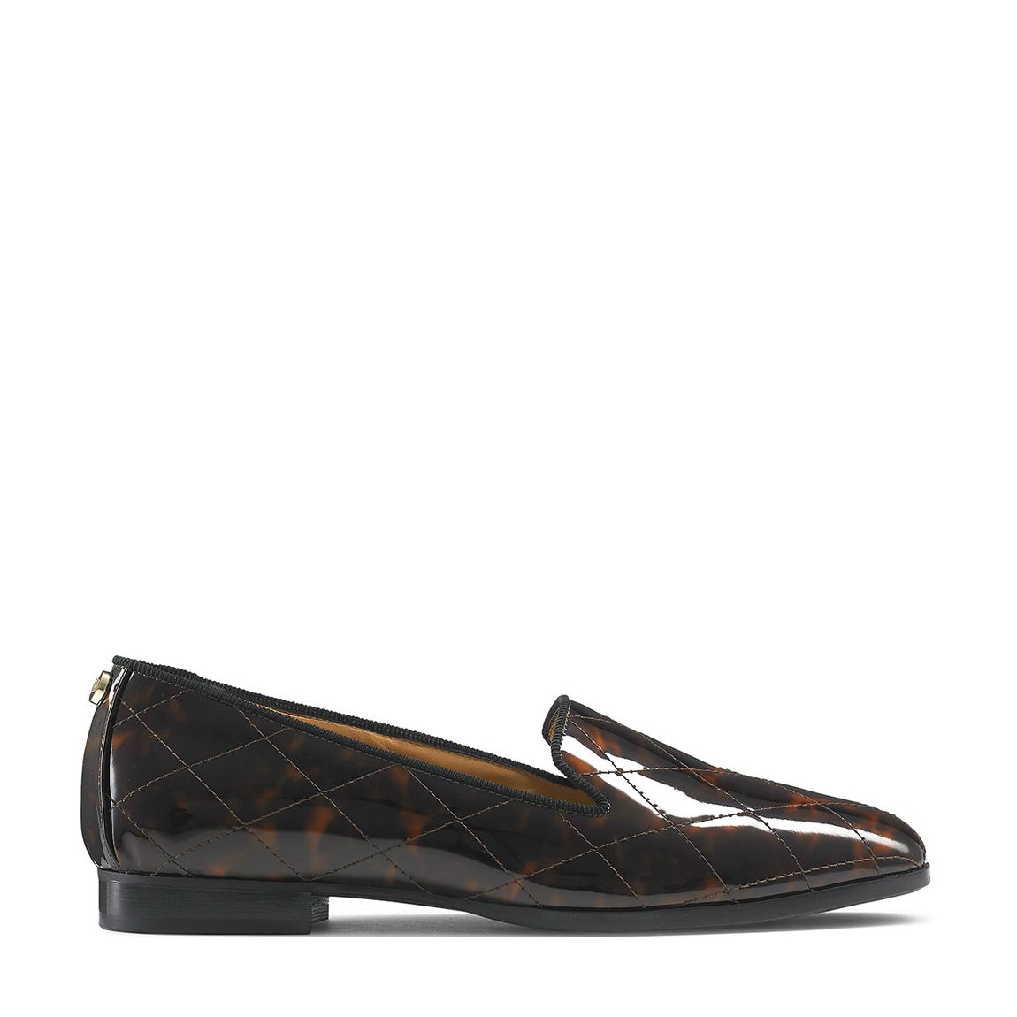 Tortoise Patent Smoking Loafer main product photo