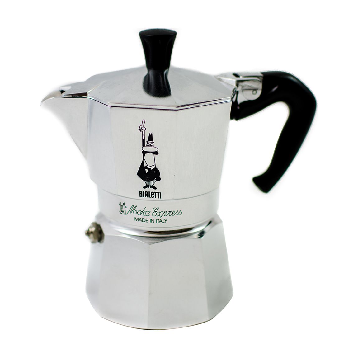 3 Cup Bialetti Moka Express Aluminium Stovetop Coffee Maker main product photo