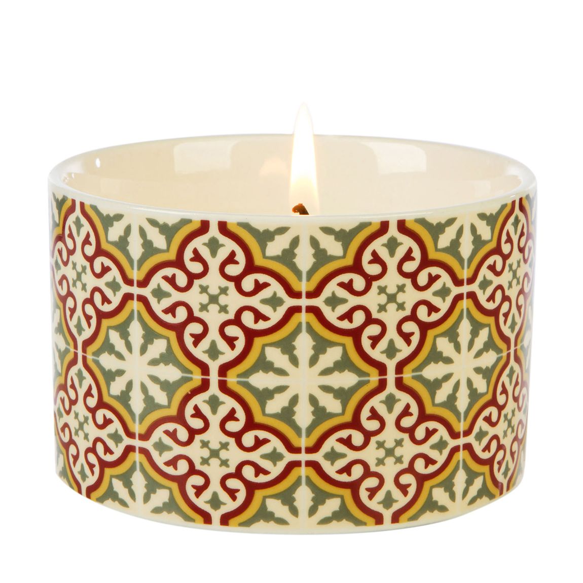 Ceramic Emperors Red Tea 1 Wick Candle main product photo