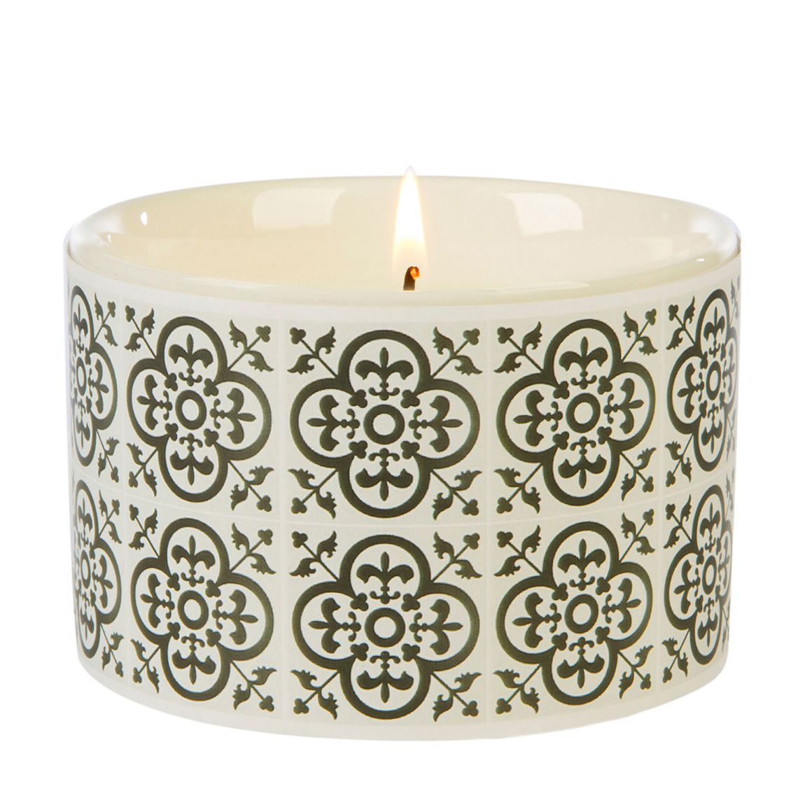 Ceramic Black tea & Jasmine 1 Wick Candle main product photo
