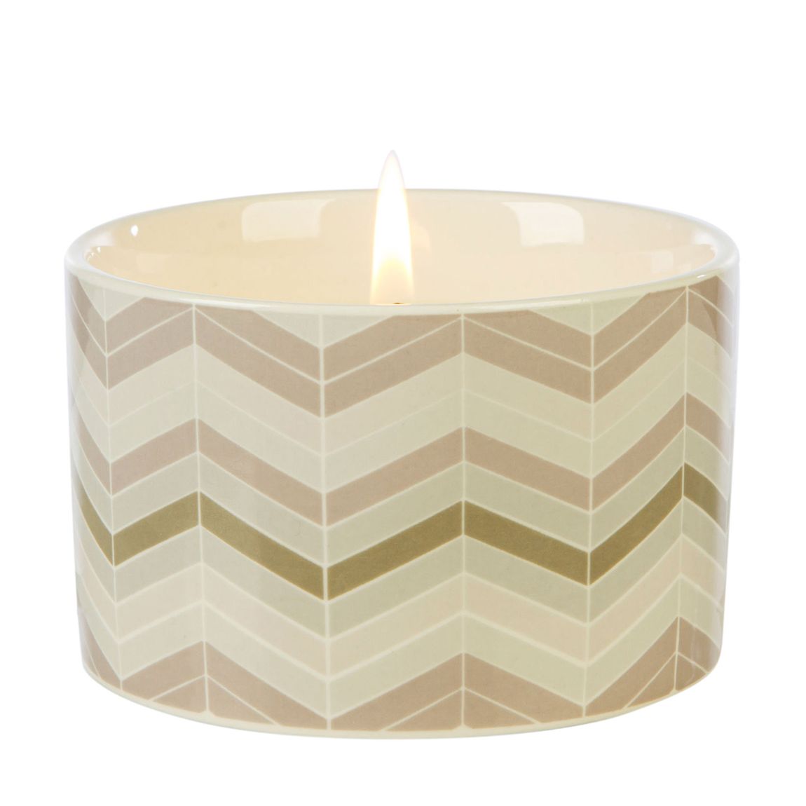 Ceramic Darjeeling & Damask Rose 1 Wick Candle main product photo