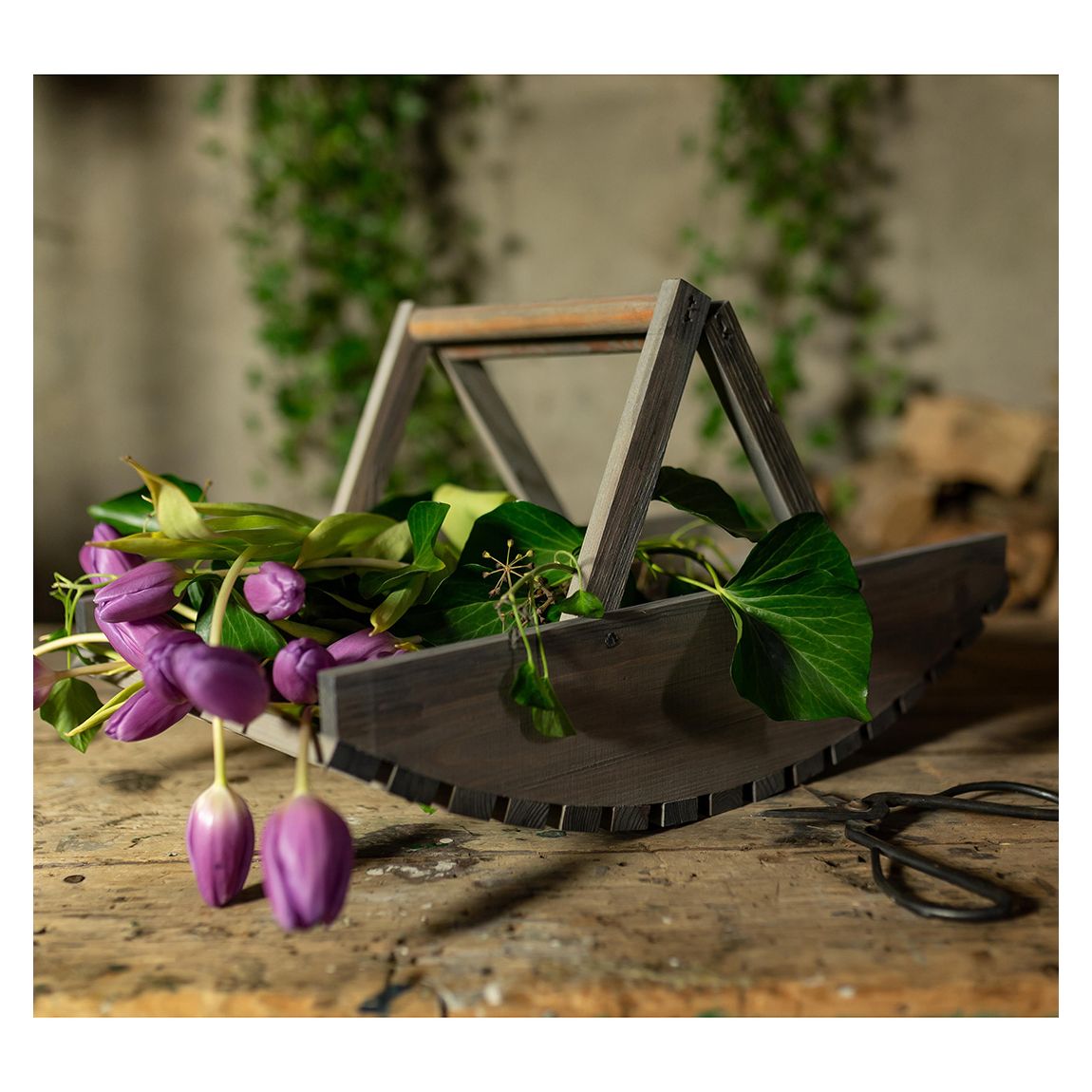 Wooden Flower Trug main product photo