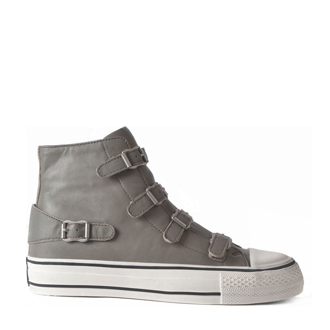 Perkish Grey Wax Virgin Hi Top Sneaker main product photo