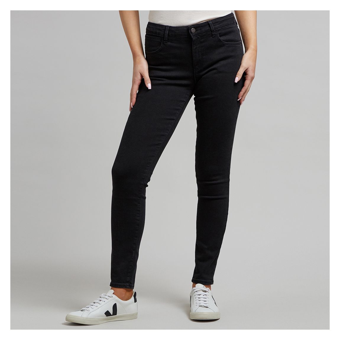 Black Skinny Stretch Jeans main product photo