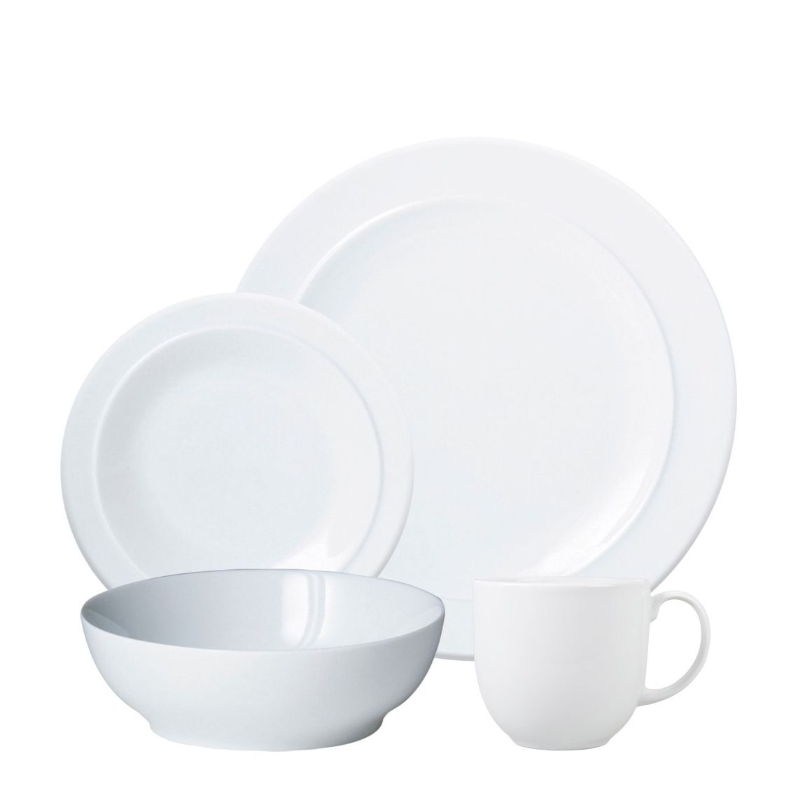 16 Piece White by Denby Tableware Set main product photo