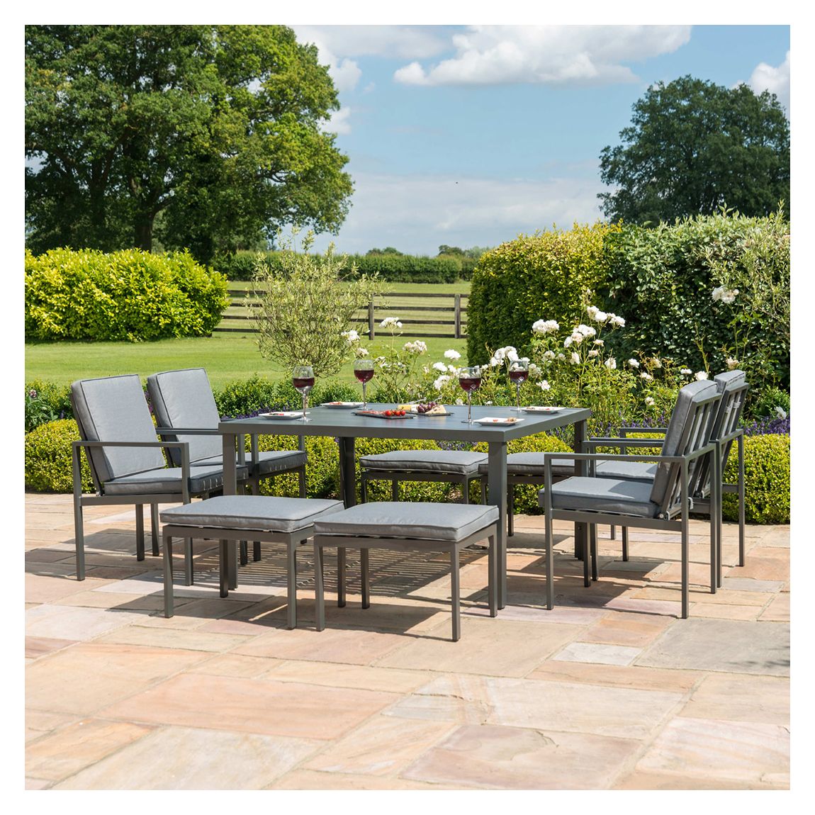 SAVE £220 - New York 9 Piece Cube Set , Grey main product photo